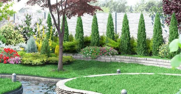Thoughtfully designed residential garden landscape