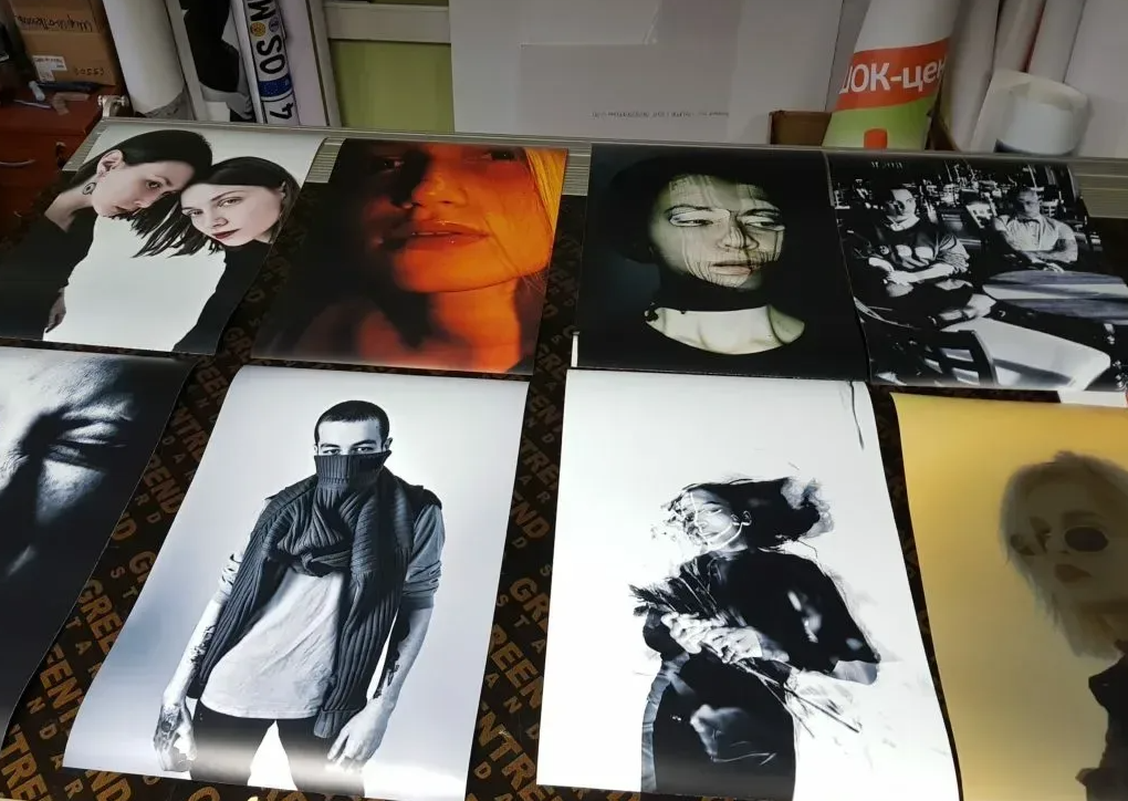 Printing services and finishing options for art posters